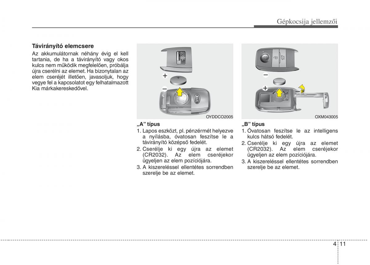 KIA Carens III 3 Kezelesi utmutato / page 40