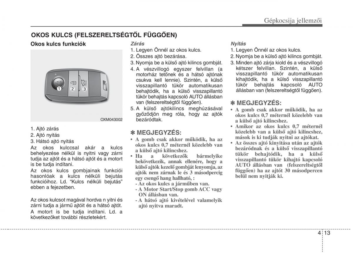 KIA Carens III 3 Kezelesi utmutato / page 42