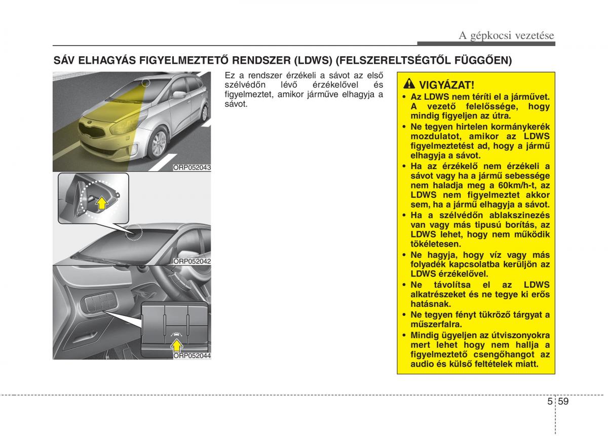 KIA Carens III 3 Kezelesi utmutato / page 427