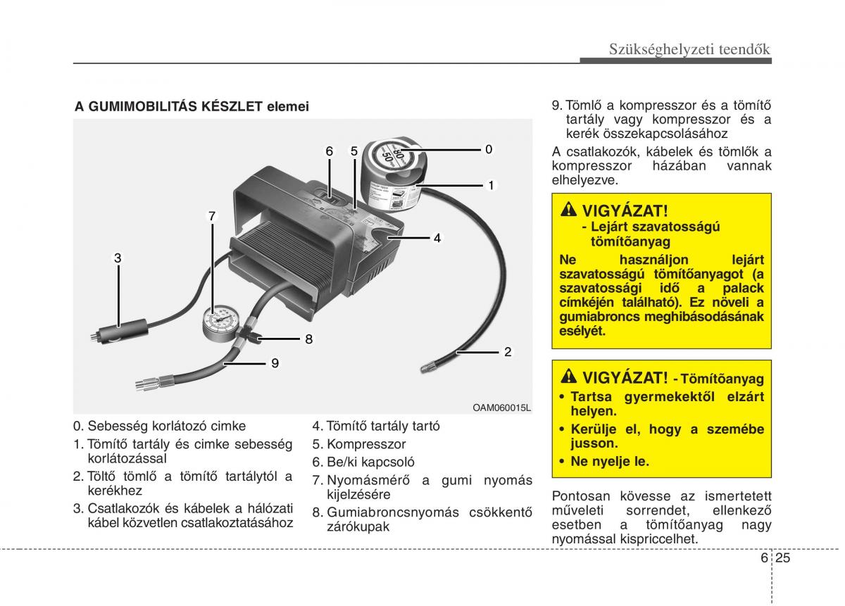 KIA Carens III 3 Kezelesi utmutato / page 477