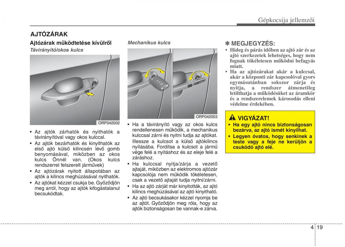 KIA Carens III 3 Kezelesi utmutato / page 48