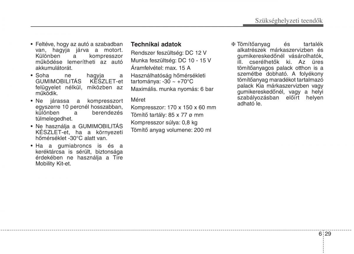 KIA Carens III 3 Kezelesi utmutato / page 481