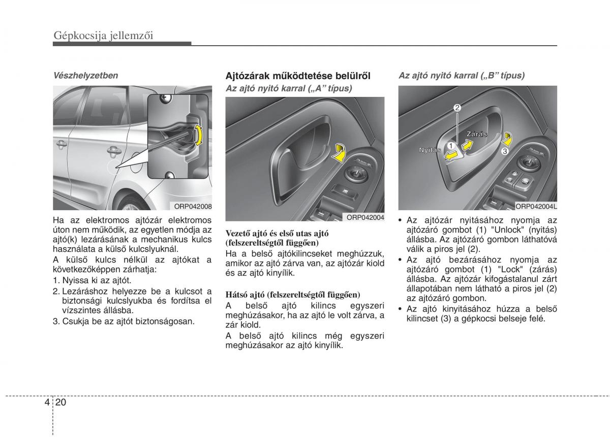 KIA Carens III 3 Kezelesi utmutato / page 49