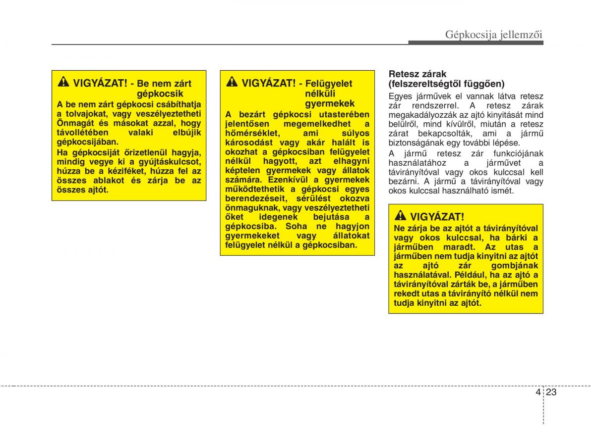 KIA Carens III 3 Kezelesi utmutato / page 52