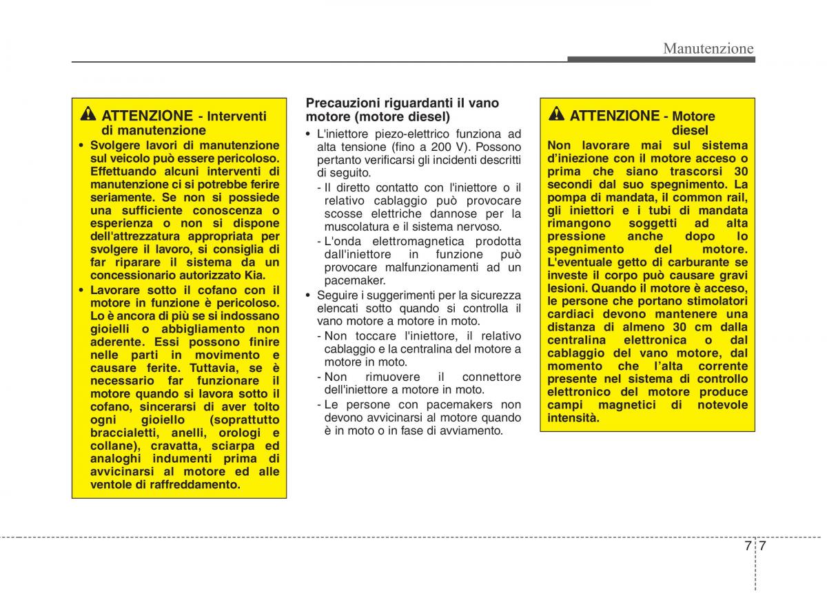 KIA Carens III 3 manuale del proprietario / page 545