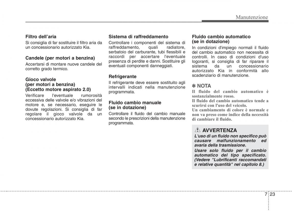 KIA Carens III 3 manuale del proprietario / page 561