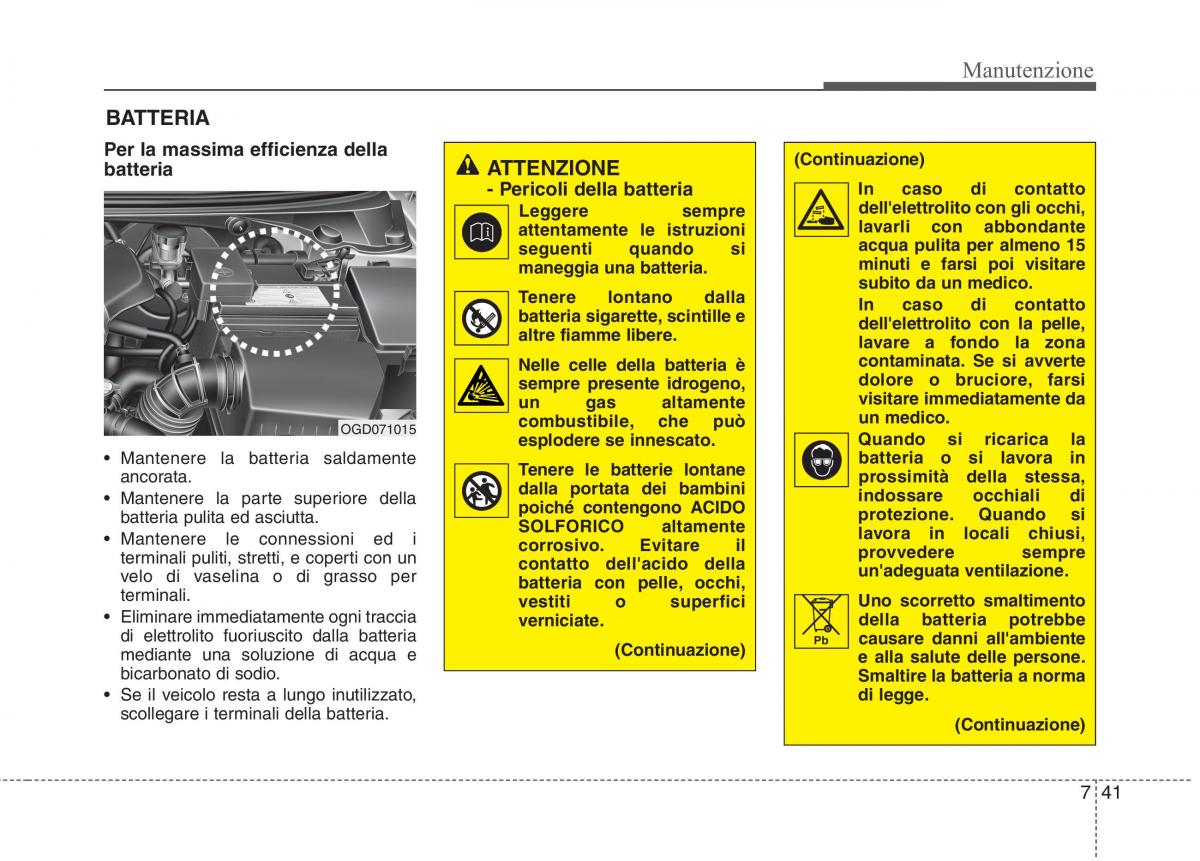 KIA Carens III 3 manuale del proprietario / page 579