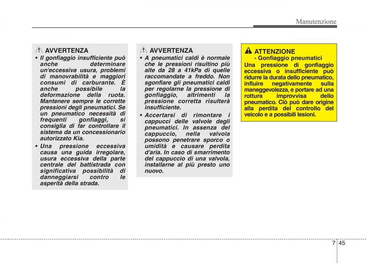 KIA Carens III 3 manuale del proprietario / page 583