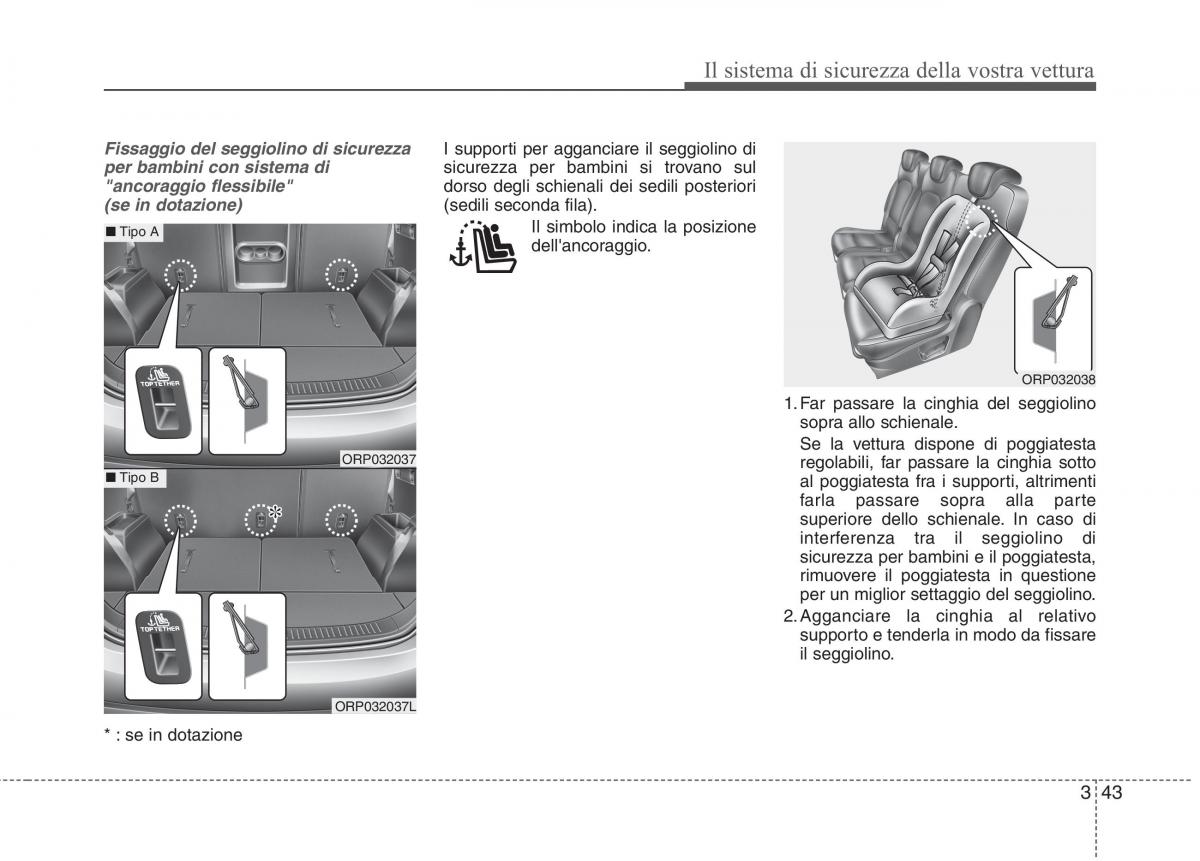 KIA Carens III 3 manuale del proprietario / page 59