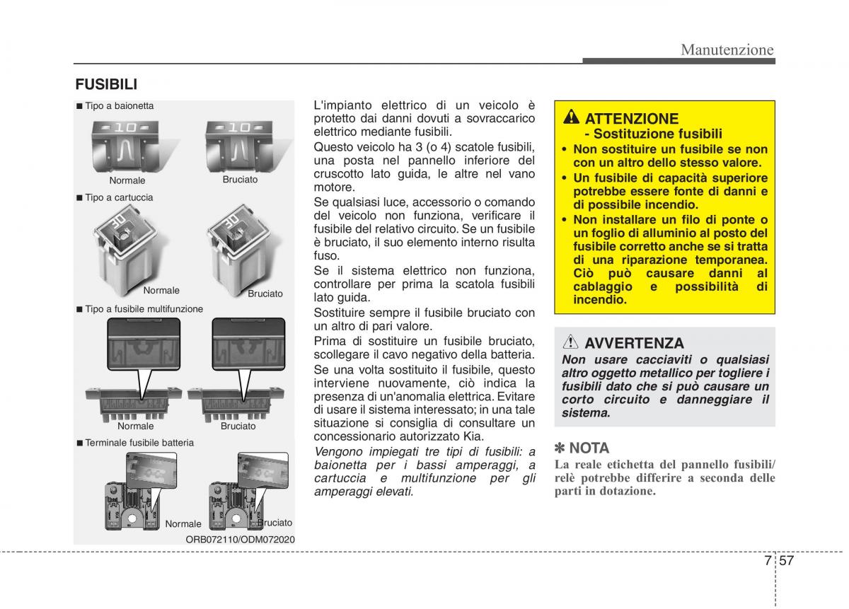 KIA Carens III 3 manuale del proprietario / page 595