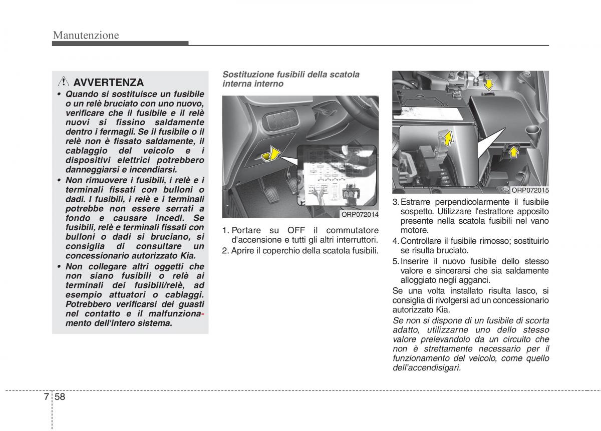 KIA Carens III 3 manuale del proprietario / page 596