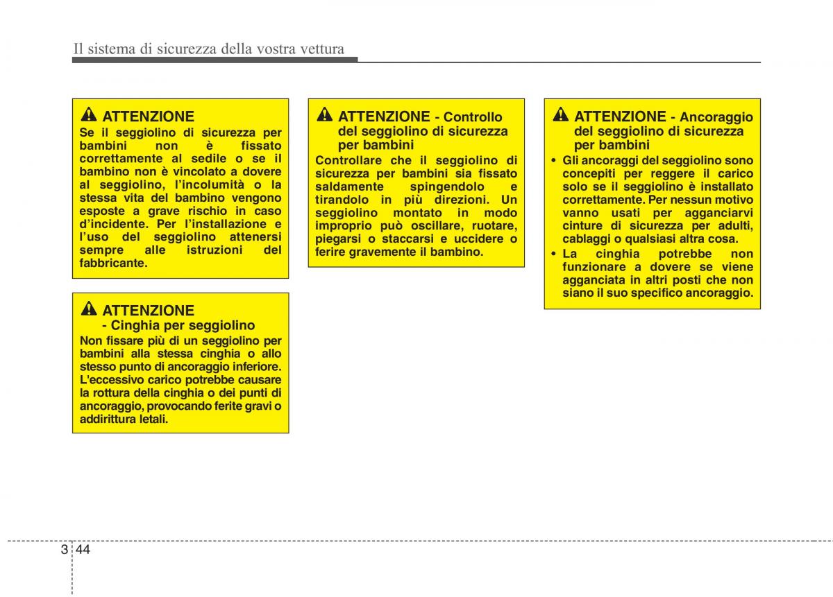 KIA Carens III 3 manuale del proprietario / page 60