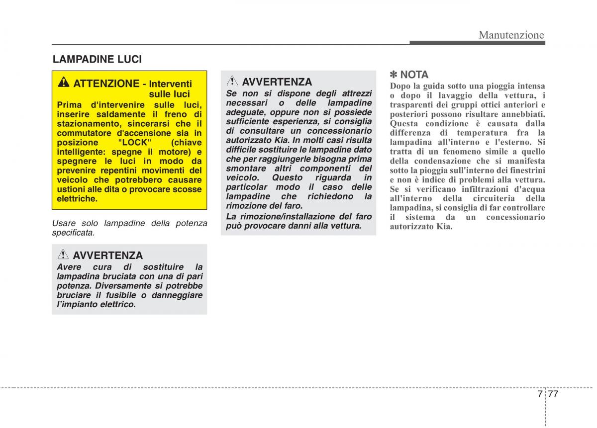 KIA Carens III 3 manuale del proprietario / page 615