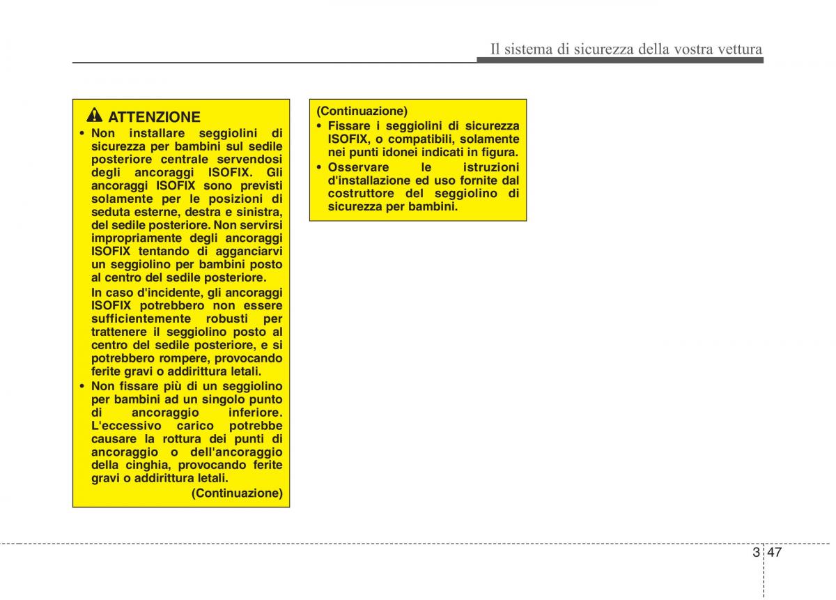 KIA Carens III 3 manuale del proprietario / page 63