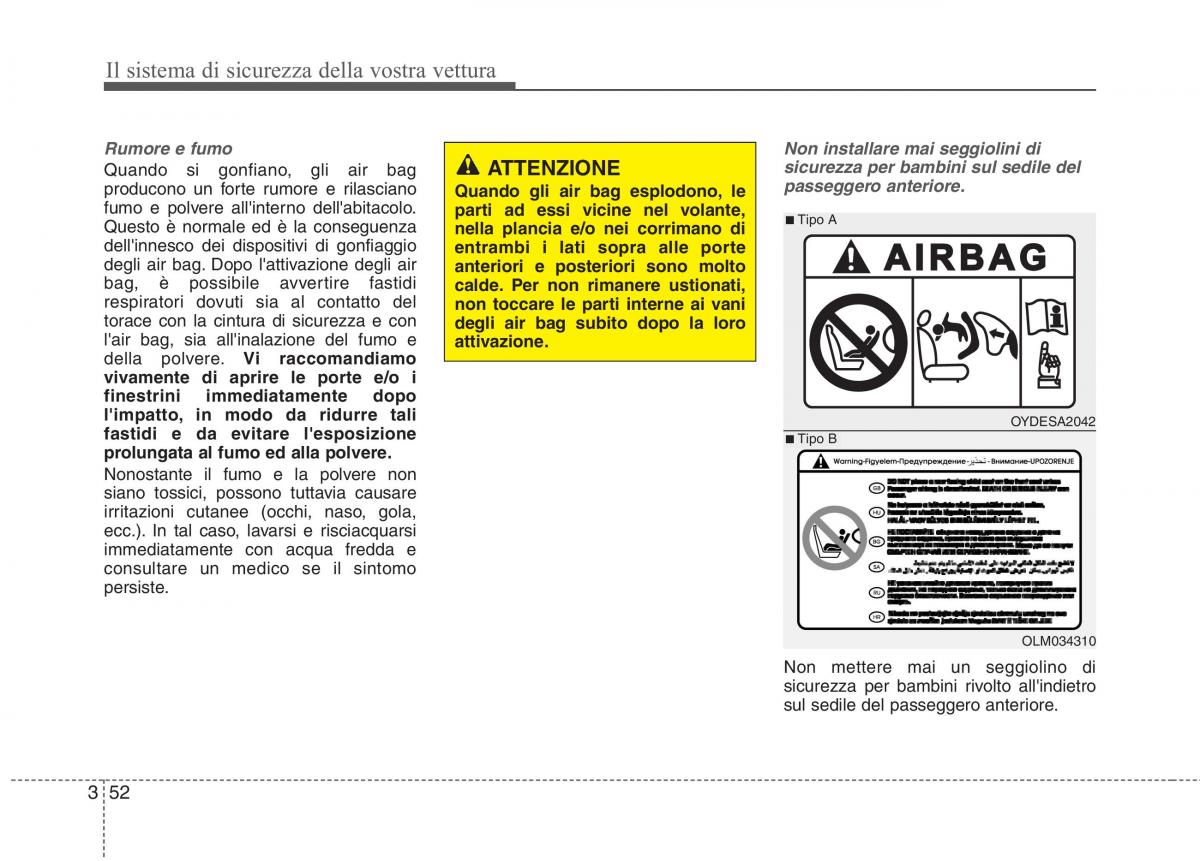 KIA Carens III 3 manuale del proprietario / page 68