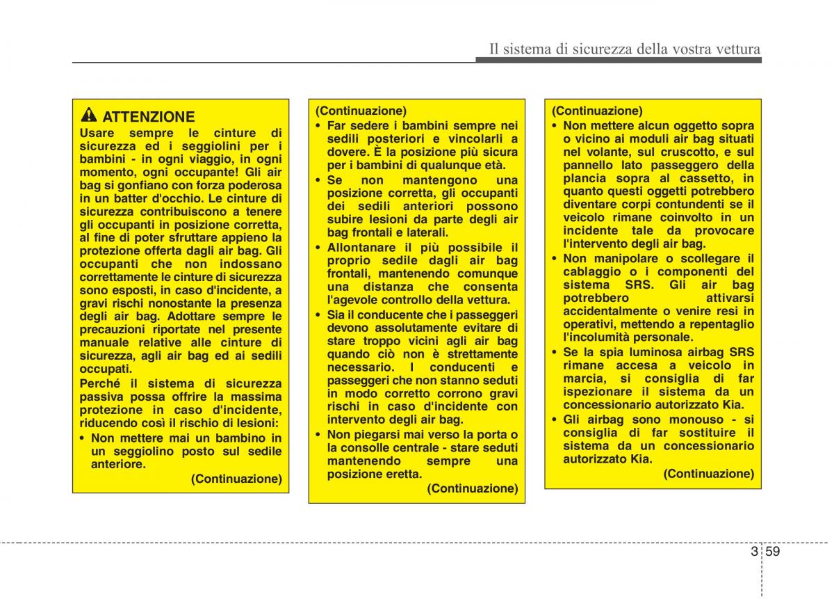 KIA Carens III 3 manuale del proprietario / page 75