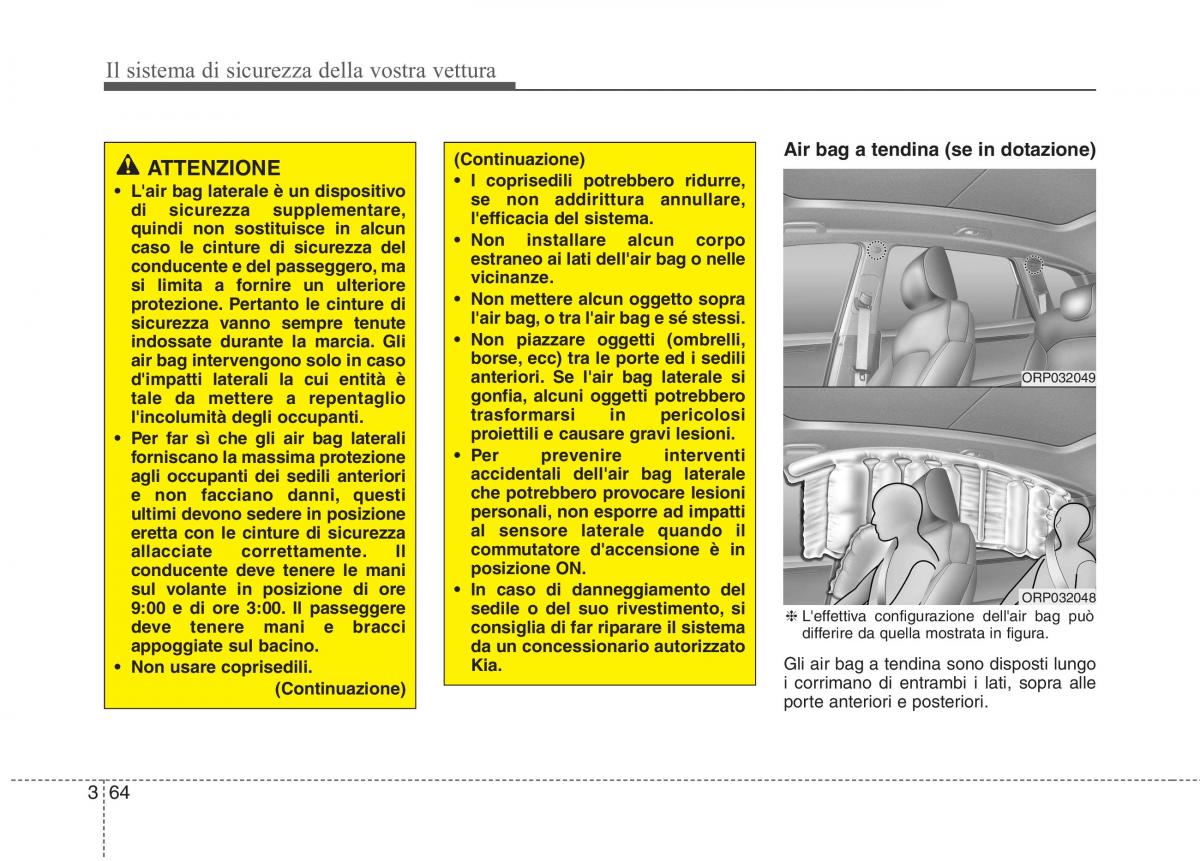 KIA Carens III 3 manuale del proprietario / page 80