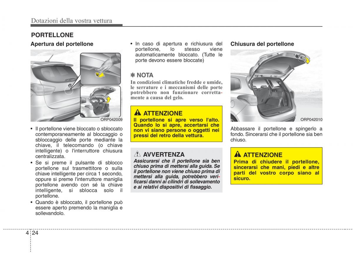 KIA Carens III 3 manuale del proprietario / page 113