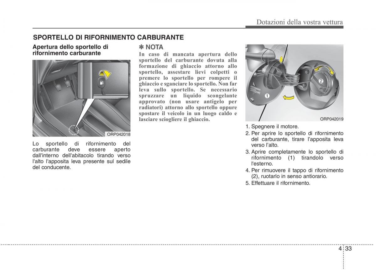 KIA Carens III 3 manuale del proprietario / page 122