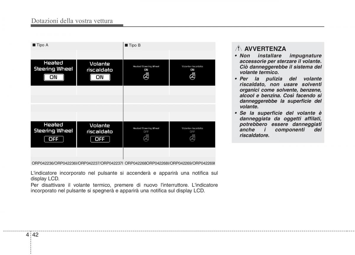 KIA Carens III 3 manuale del proprietario / page 131