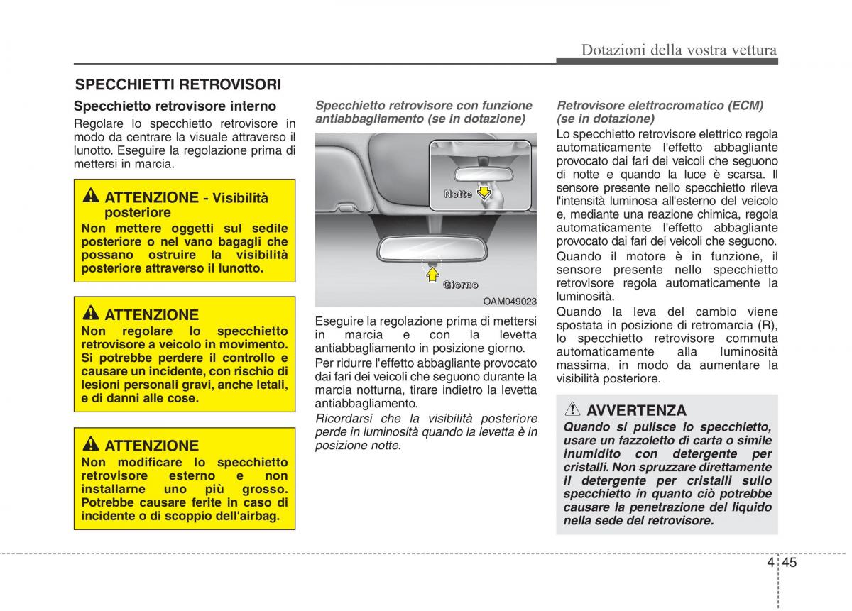 KIA Carens III 3 manuale del proprietario / page 134