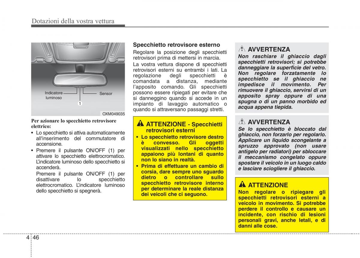 KIA Carens III 3 manuale del proprietario / page 135