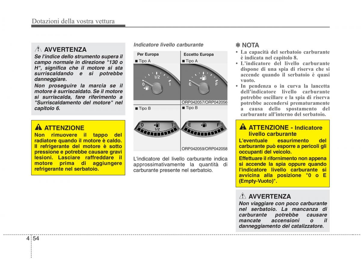 KIA Carens III 3 manuale del proprietario / page 143