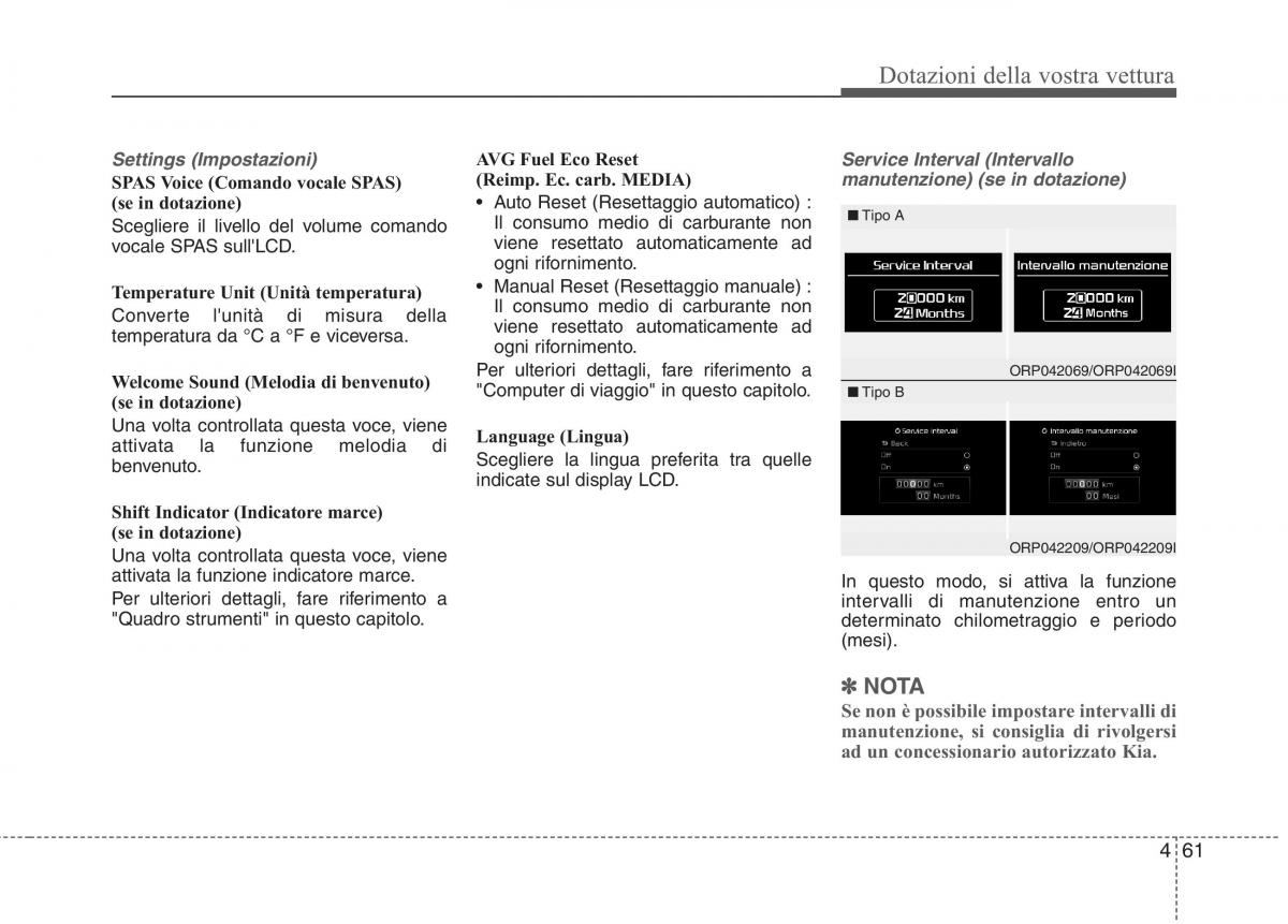 KIA Carens III 3 manuale del proprietario / page 150