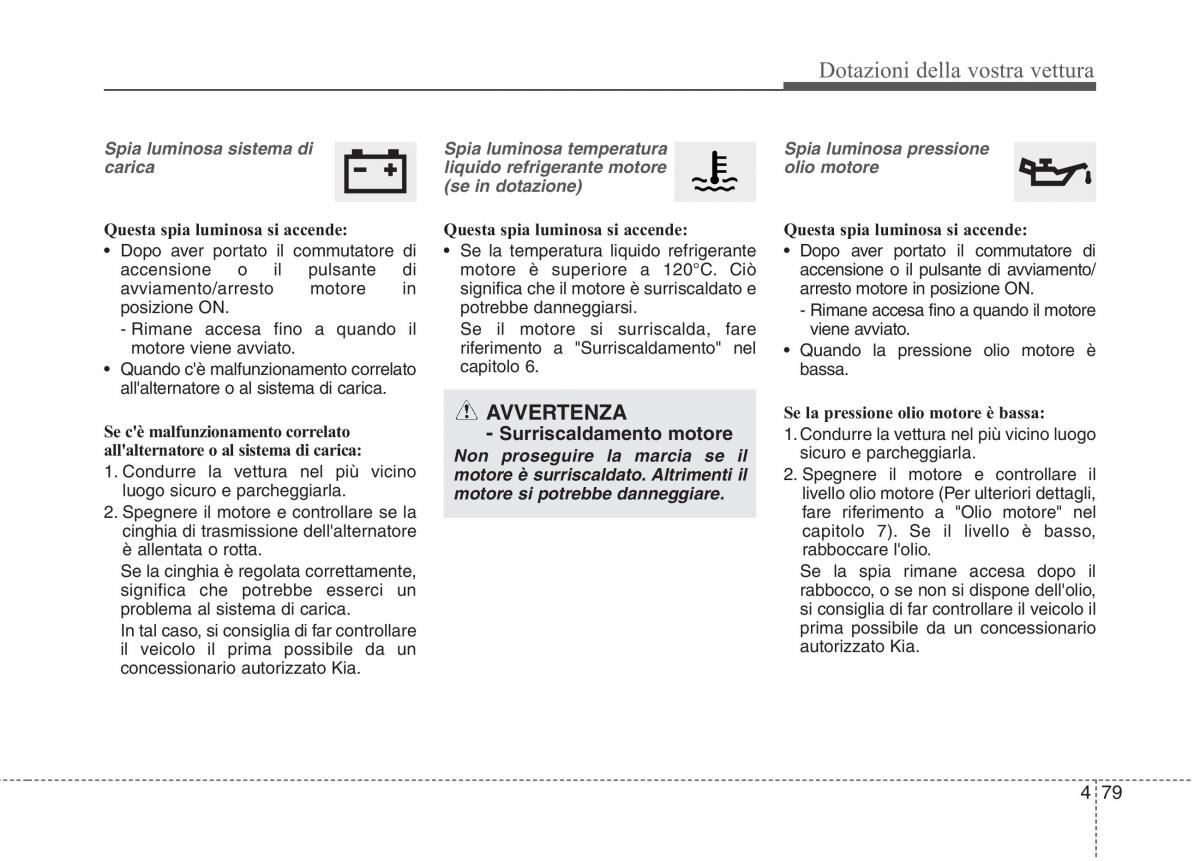 KIA Carens III 3 manuale del proprietario / page 168