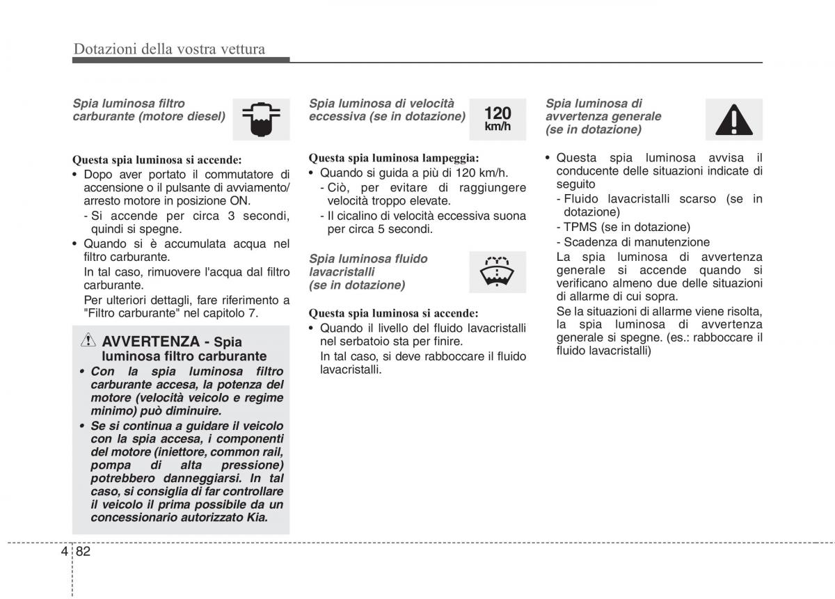 KIA Carens III 3 manuale del proprietario / page 171