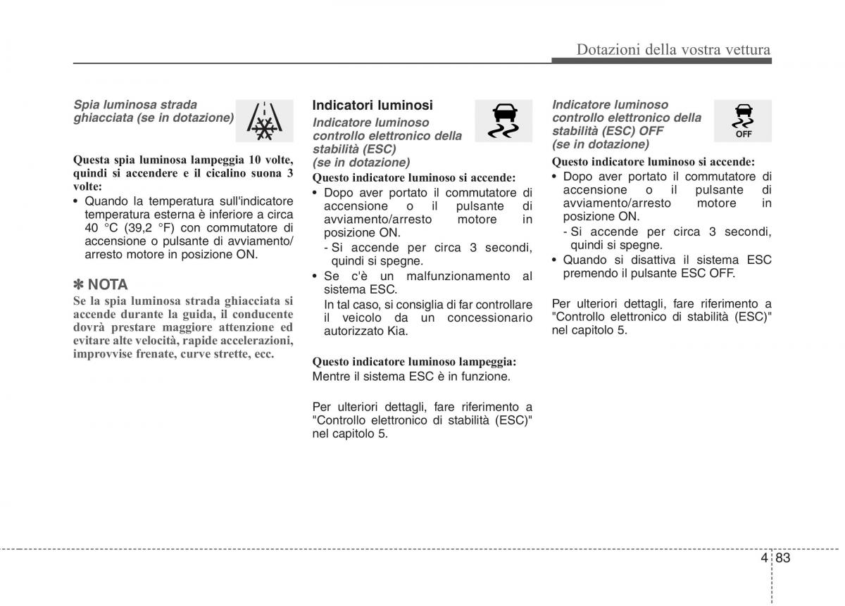 KIA Carens III 3 manuale del proprietario / page 172