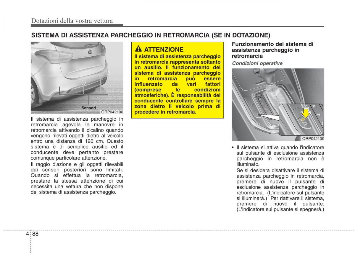 KIA Carens III 3 manuale del proprietario / page 177