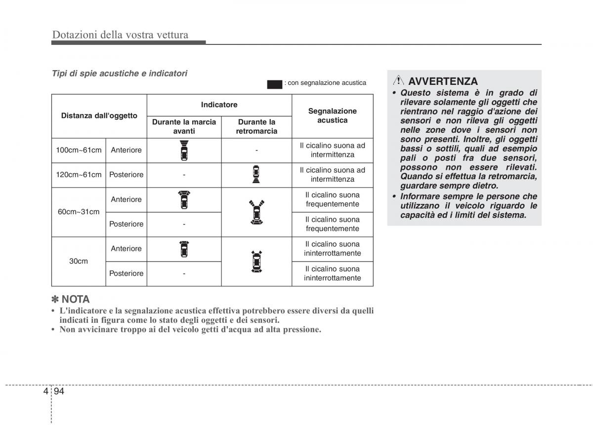 KIA Carens III 3 manuale del proprietario / page 183