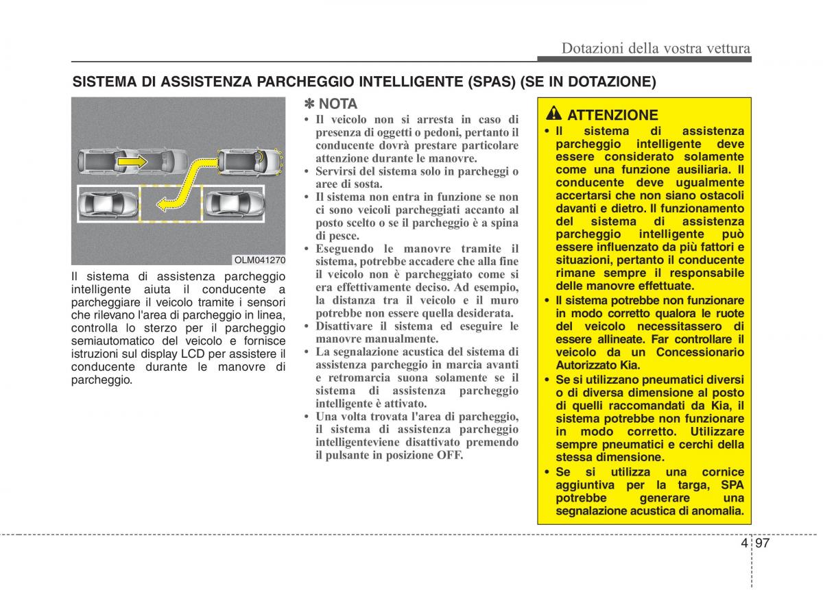 KIA Carens III 3 manuale del proprietario / page 186