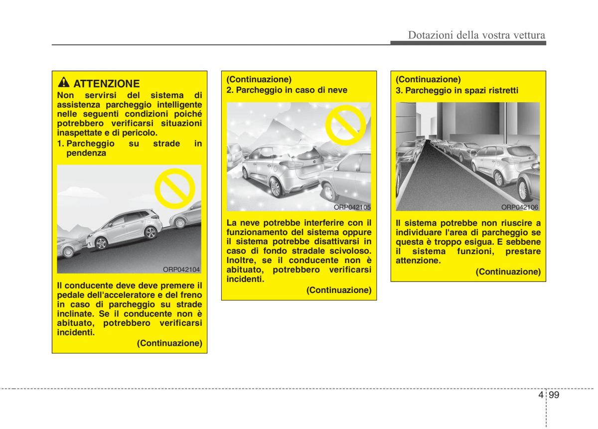 KIA Carens III 3 manuale del proprietario / page 188