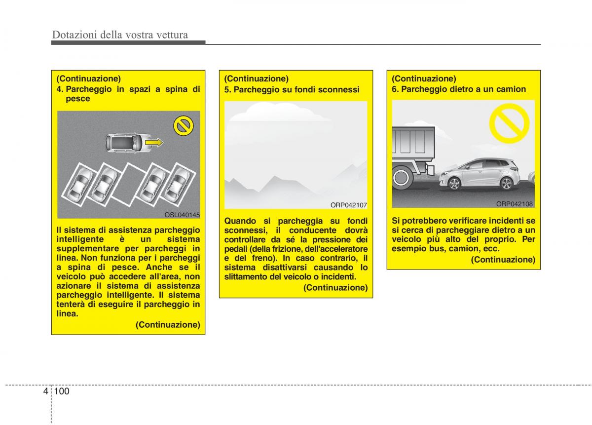 KIA Carens III 3 manuale del proprietario / page 189