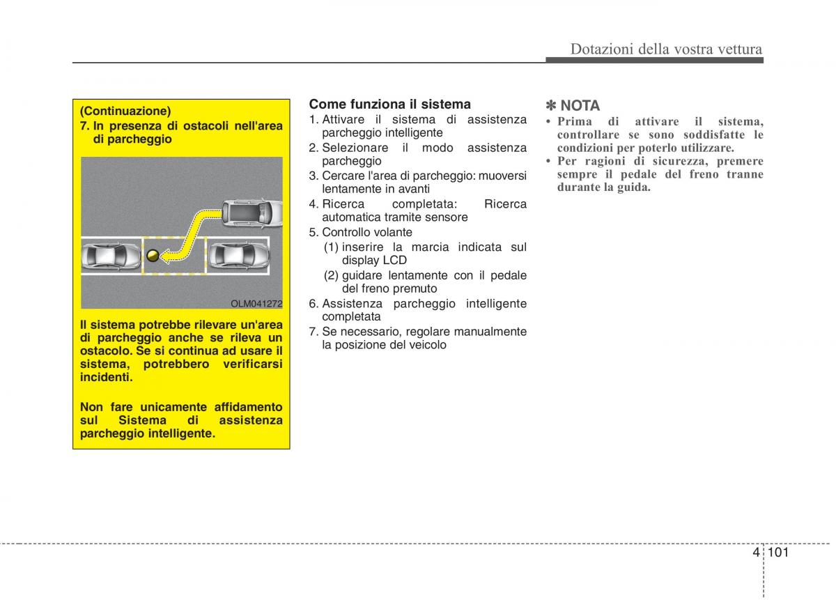 KIA Carens III 3 manuale del proprietario / page 190