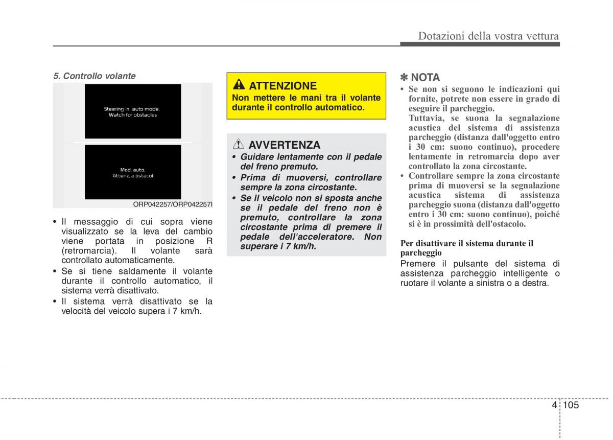 KIA Carens III 3 manuale del proprietario / page 194