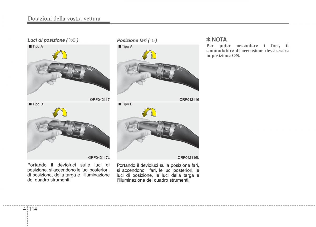 KIA Carens III 3 manuale del proprietario / page 203