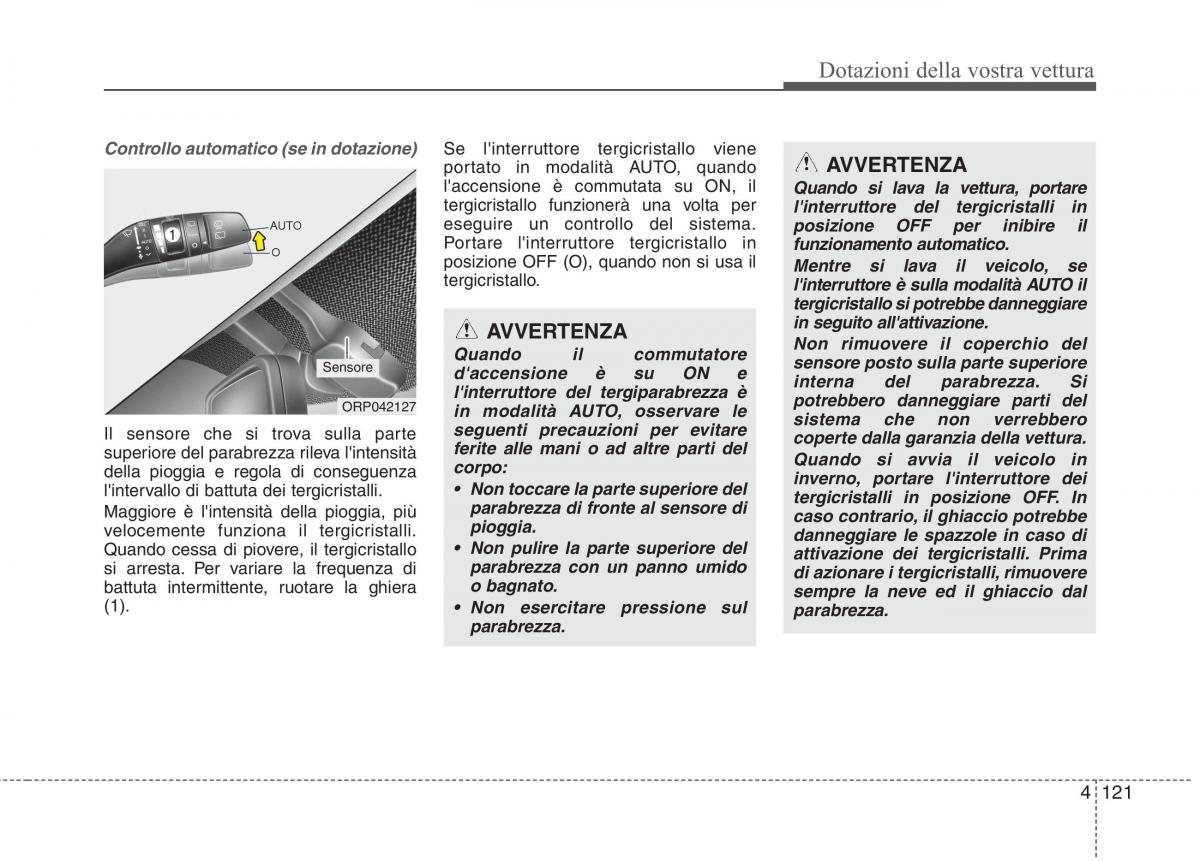 KIA Carens III 3 manuale del proprietario / page 210