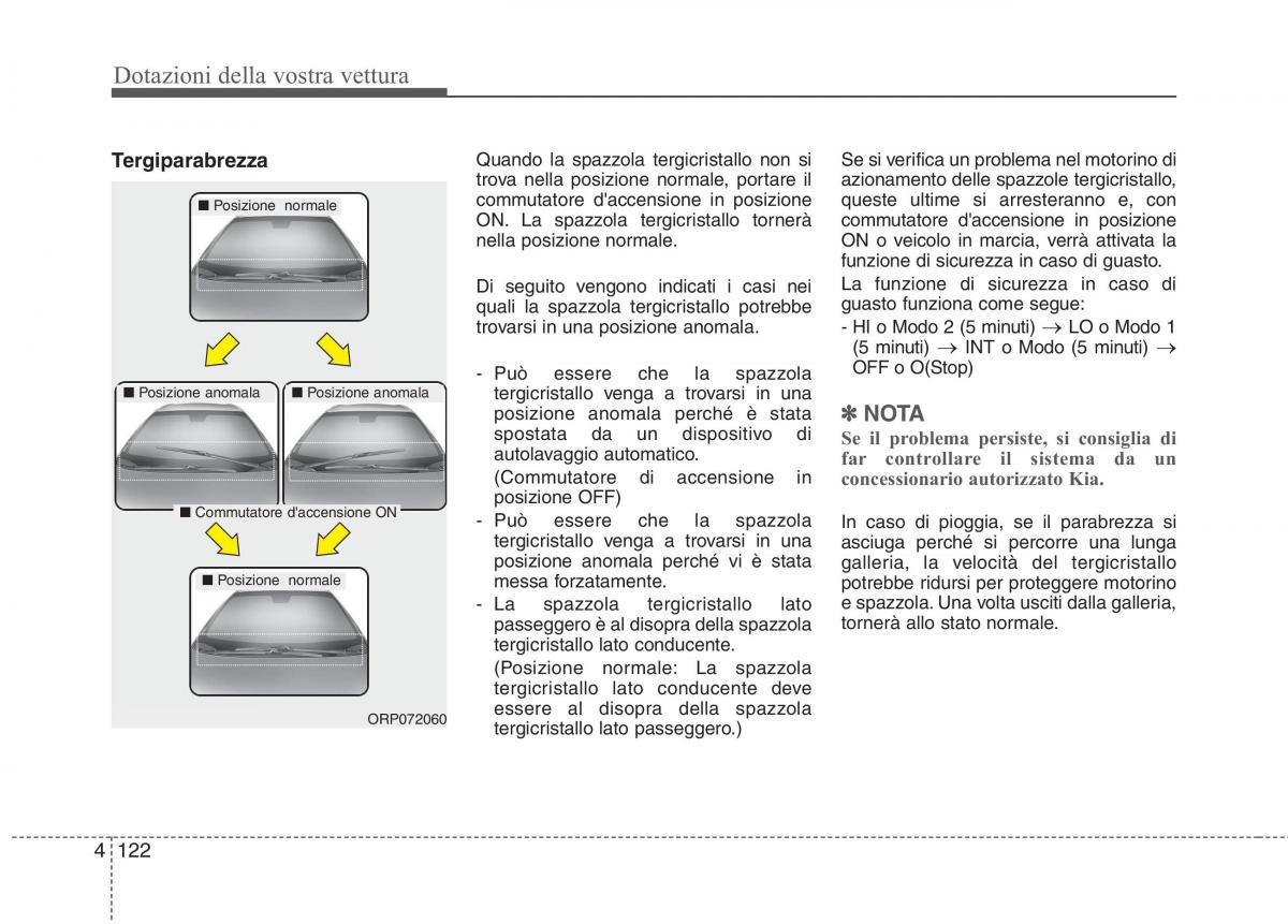 KIA Carens III 3 manuale del proprietario / page 211