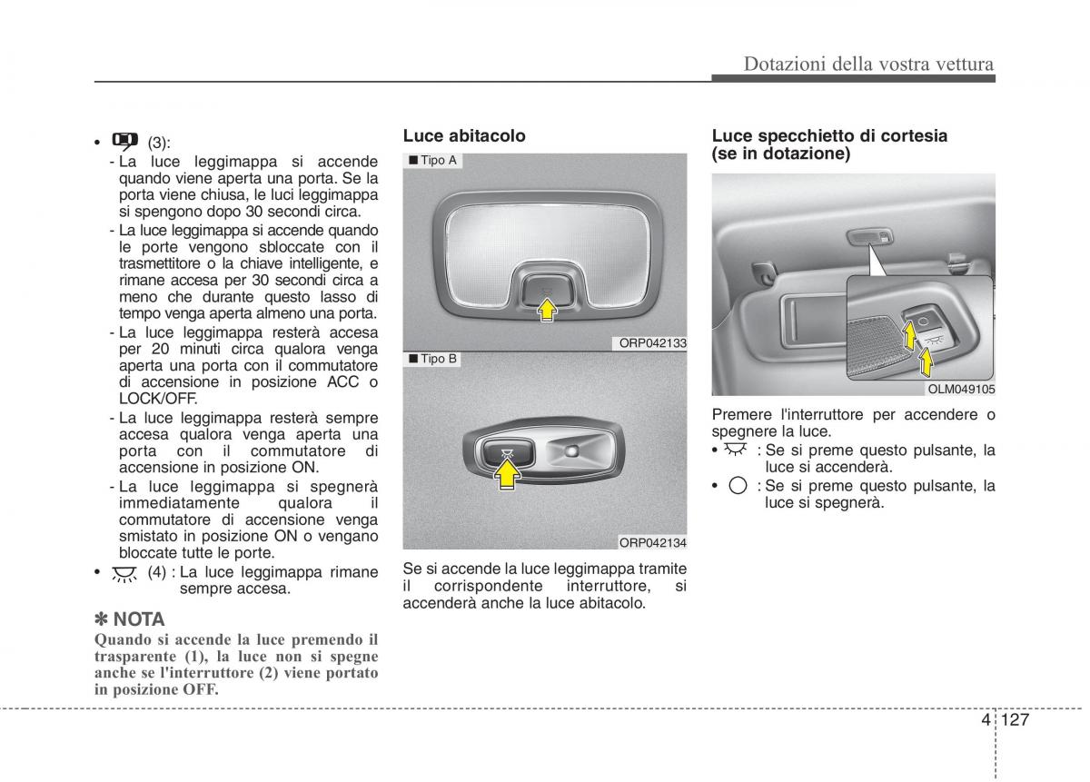 KIA Carens III 3 manuale del proprietario / page 216