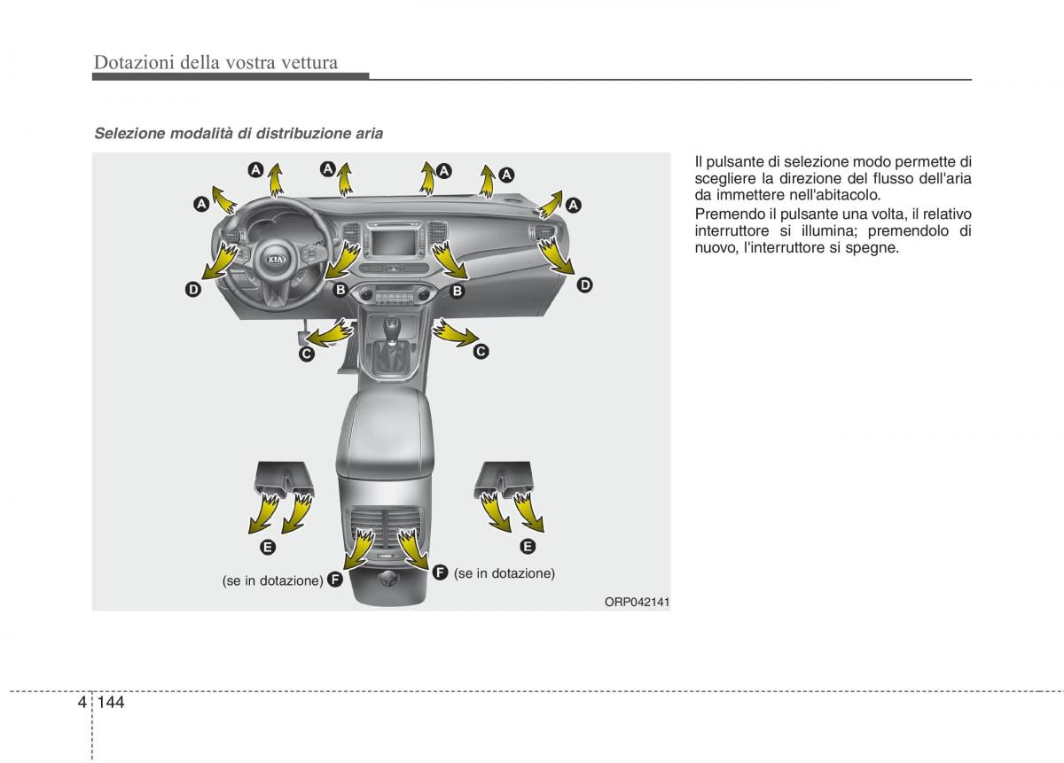 KIA Carens III 3 manuale del proprietario / page 233