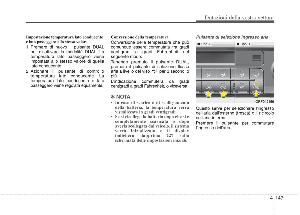 KIA Carens III 3 manuale del proprietario / page 236