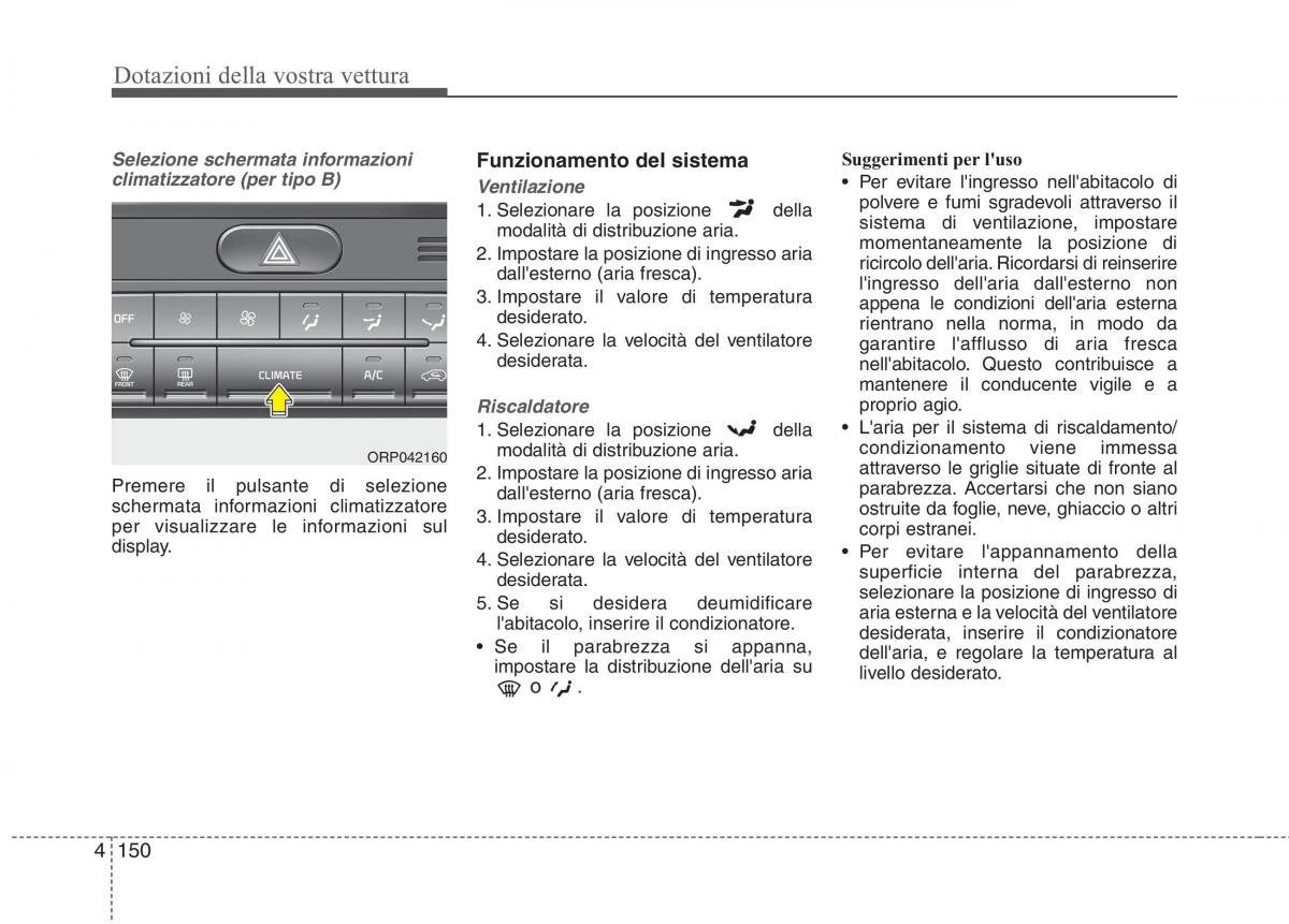 KIA Carens III 3 manuale del proprietario / page 239