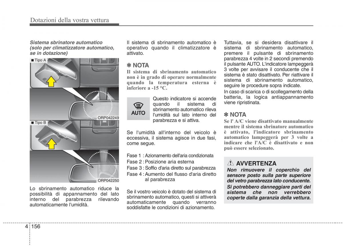 KIA Carens III 3 manuale del proprietario / page 245