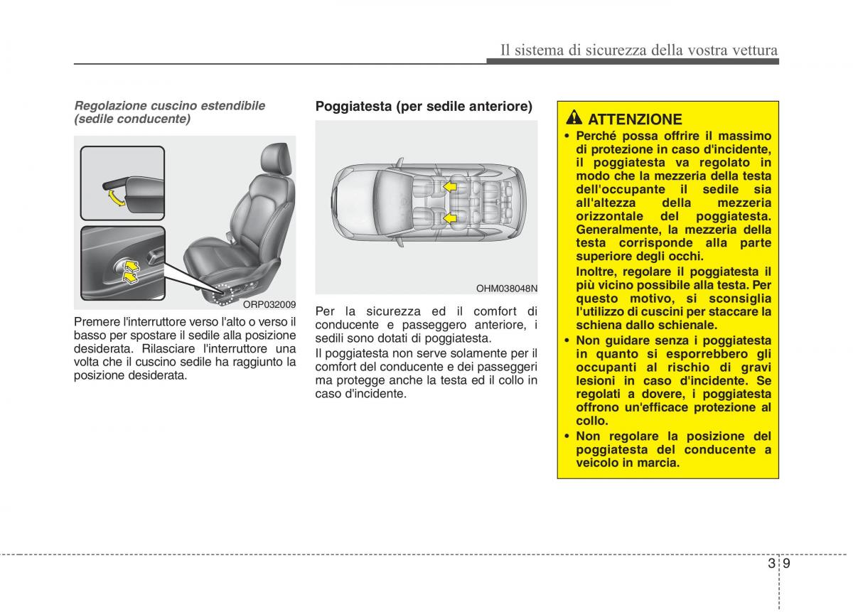 KIA Carens III 3 manuale del proprietario / page 25