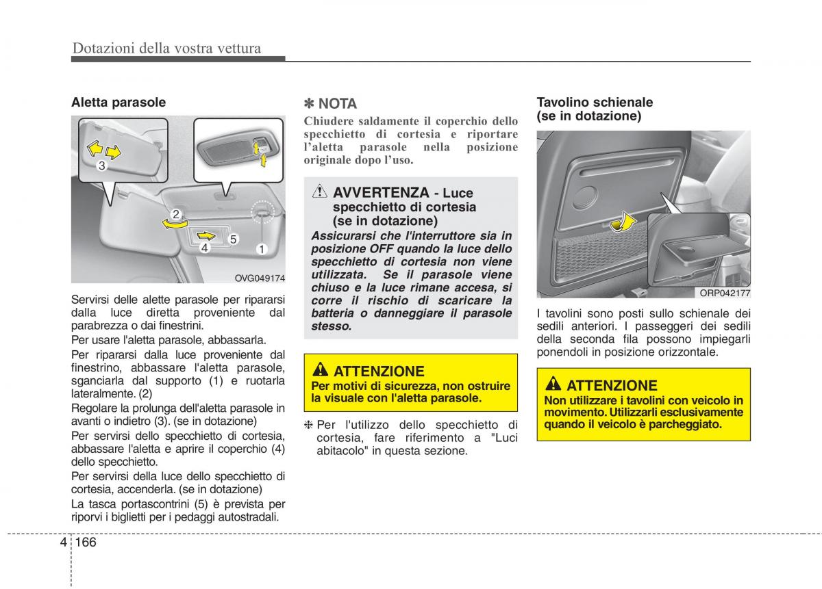 KIA Carens III 3 manuale del proprietario / page 255