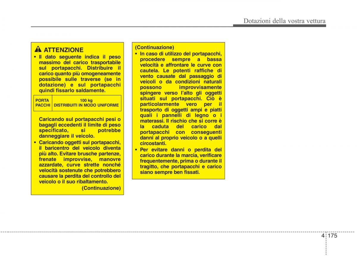 KIA Carens III 3 manuale del proprietario / page 264