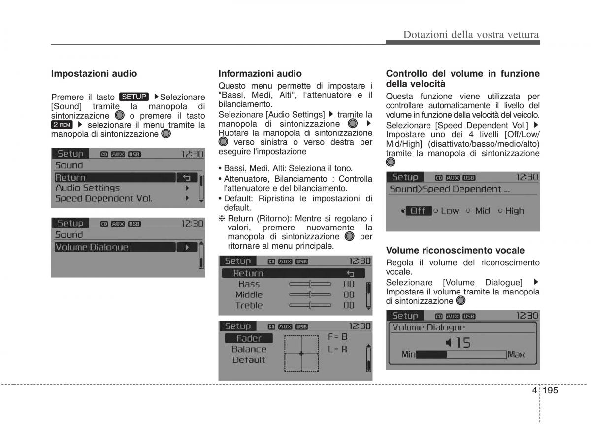 KIA Carens III 3 manuale del proprietario / page 284